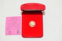 Lot 347 - A 1979 22ct. gold proof Isle of Man half...