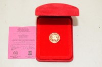 Lot 348 - A 1979 22ct. gold proof Isle of Man half...