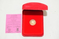 Lot 350 - A 1979 22ct. gold proof Isle of Man half...