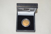 Lot 355 - A Victorian gold sovereign, 1863, boxed.
