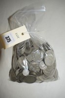 Lot 375 - British pre 1947 silver coinage, to include:...
