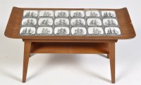 Lot 927 - Myer: a walnut veneered shaped plywood coffee...
