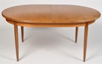 Lot 931 - G-Plan: a teak extending dining table c.1970's,...