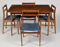 Lot 940 - Meredew Furniture: a teak six-piece dining...
