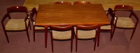 Lot 947 - Niels Moller for JL Moller, a teak extending...