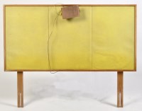 Lot 960 - A mid 20th Century walnut framed padded...