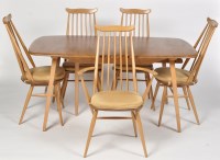 Lot 964 - Ercol: five elm and beech Goldsmith Windsor...