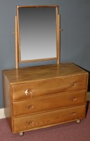 Lot 972 - Ercol: a Windsor style elm and beech wood...