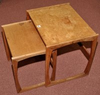 Lot 978 - G-Plan: two from a nest of three teak 'Astro'...