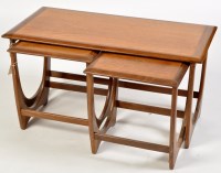 Lot 990 - G-Plan: a teak nest of 'Astro' pattern tables,...