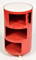 Lot 1003 - Anna Castelli Ferrieri for Kartell: a red...