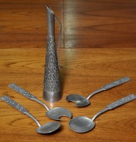 Lot 1016 - Perletinn, Norway: a pewter jug, stamped...