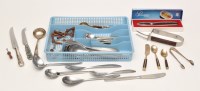 Lot 1018 - 1960's stainless steel cutlery, by Dreizack,...