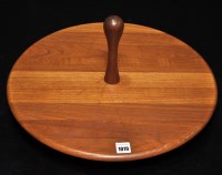 Lot 1019 - Digsmed: a 1960's teak 'Lazy Susan', circular,...