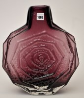 Lot 1083 - Geoffrey Baxter for Whitefriars: a banjo vase,...