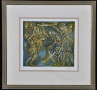 Lot 1122 - Joy Girvin - ''Fanfare'', signed, inscribed...
