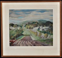 Lot 1166 - Harry Epworth Allen - Derbyshire countryside...