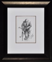 Lot 1170 - Alexander Millar - ''Uphill Push''- gadgie...