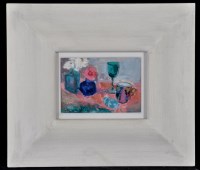 Lot 1174 - Sheila MacMilllan - still-life group, signed,...