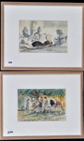 Lot 1204 - Albert Henry Herbert - ''Market Stall,...