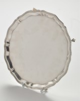Lot 185 - An Elizabeth II silver salver, by J.B....