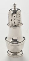 Lot 189 - An George V silver sugar caster, Birmingham...