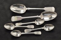 Lot 205 - A pair of Victorian silver tablespoons, by...
