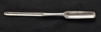 Lot 228 - A George I silver marrow scoop, by James Wilks,...