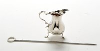 Lot 230 - A George III silver meat skewer, by William...
