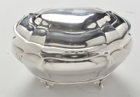 Lot 251 - A late Victorian silver biscuit box, by...