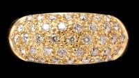 Lot 411 - A diamond dress ring, set with forty brilliant...