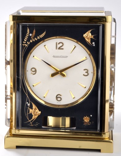 Lot 886 - Jaeger LeCoultre: a brass and plexiglass...