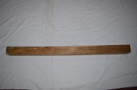 Lot 19 - Antique Hardy Brothers trade rod box, 53 x 4in.