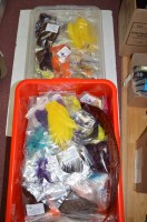 Lot 31 - Two large containers of fly tying materials...