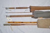 Lot 39 - Milwards: 'Spinflex' two-piece fibreglass rod;...