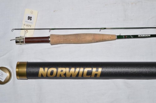 Lot 56 - Norwich: a graphite 9ft. two-piece #4/5...