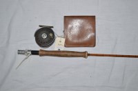 Lot 77 - Walker-Bampton: a two-piece split cane 9ft....