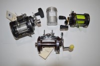 Lot 95 - Three multiplying sea reels, comprising: Penn '...