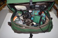 Lot 168 - A ''WOODRIVER'' fisherman's tackle bag,...