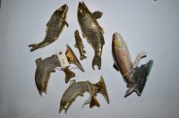 Lot 191 - A Dutch ceramic ornament modelled as a leaping...