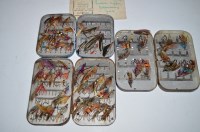 Lot 200 - A collection of professionally tied salmon and...