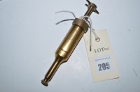 Lot 205 - Hardy Brothers England, a brass greasegun...