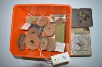 Lot 217 - Hardy of Alnwick: two twin bobbin wire spools;...