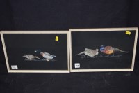 Lot 356 - J*** F*** - studies of pheasants and ducks,...