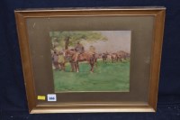 Lot 360 - John Atkinson - a north country horse fair,...