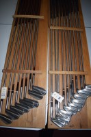 Lot 473 - Ten steel shafted irons, by Jack Nicklaus,...