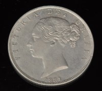 Lot 359 - A Queen Victorian half crown, 1881, type A5,...