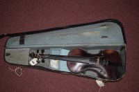 Lot 1554 - A violin, by Georges Klor, Mitten, inscribed ''...