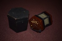 Lot 1563 - A Lachenal & Co. concertina, serial No.144941,...