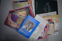 Lot 1598 - A large collection of programmes and paper...